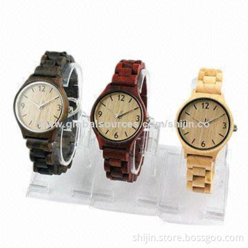 Hot-selling wooden watch, made in China, OEM orders are welcome